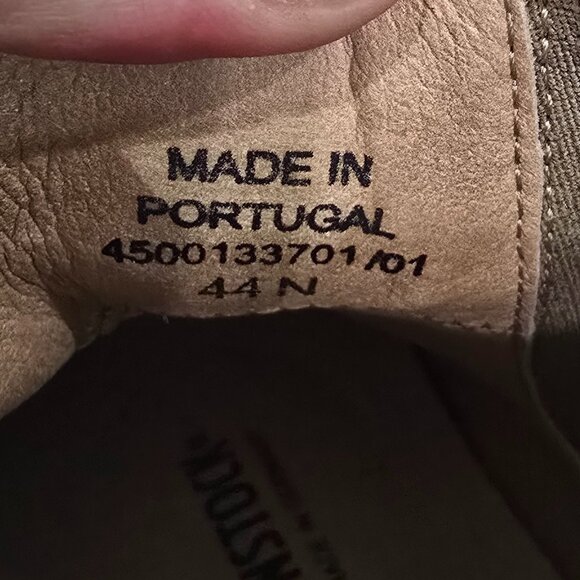 Birkenstock Bend Taupe Suede Chelsea Boot Men's Size 44 NEW **NOTES - Picture 10 of 11